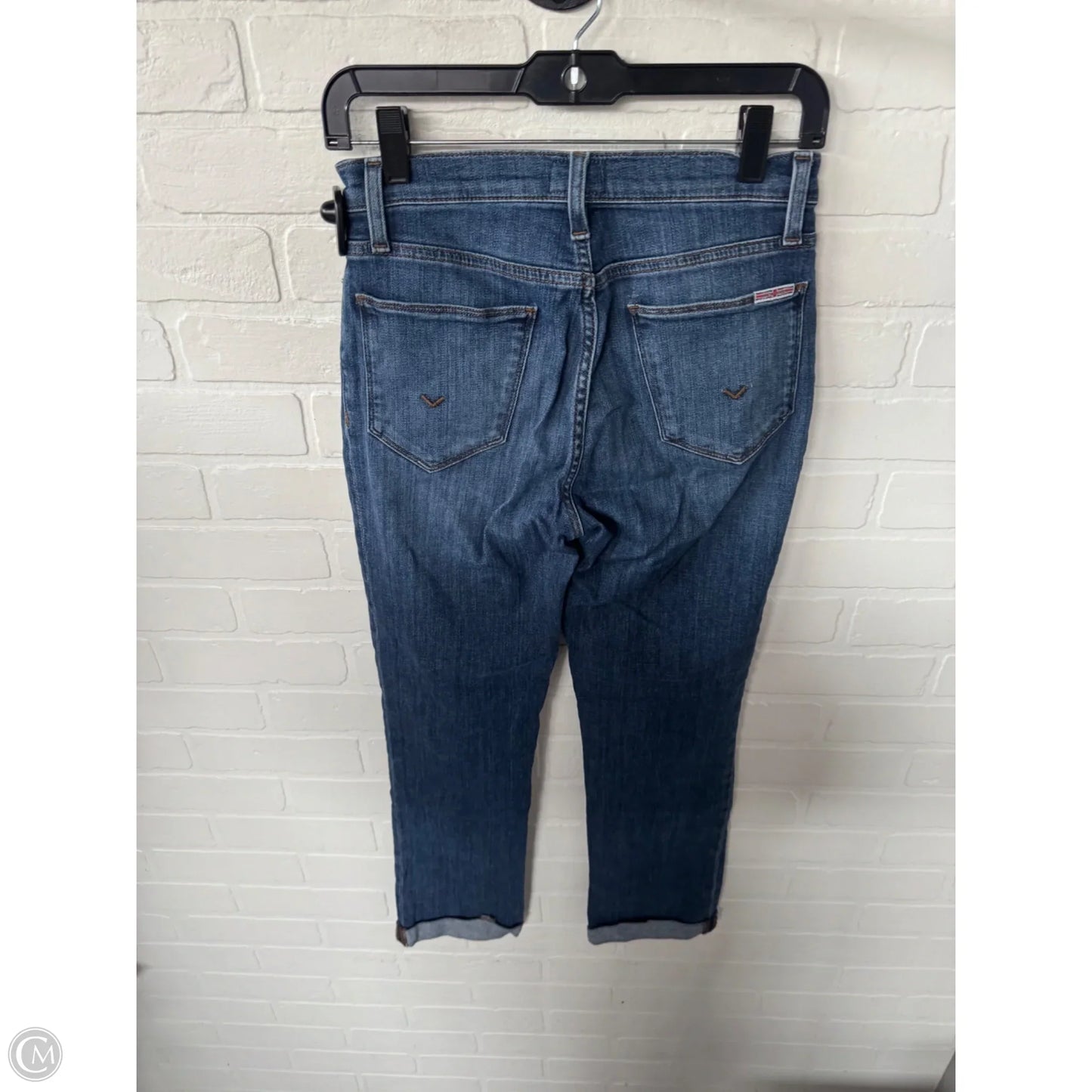 Jeans Straight By Hudson In Blue Denim, Size: 2
