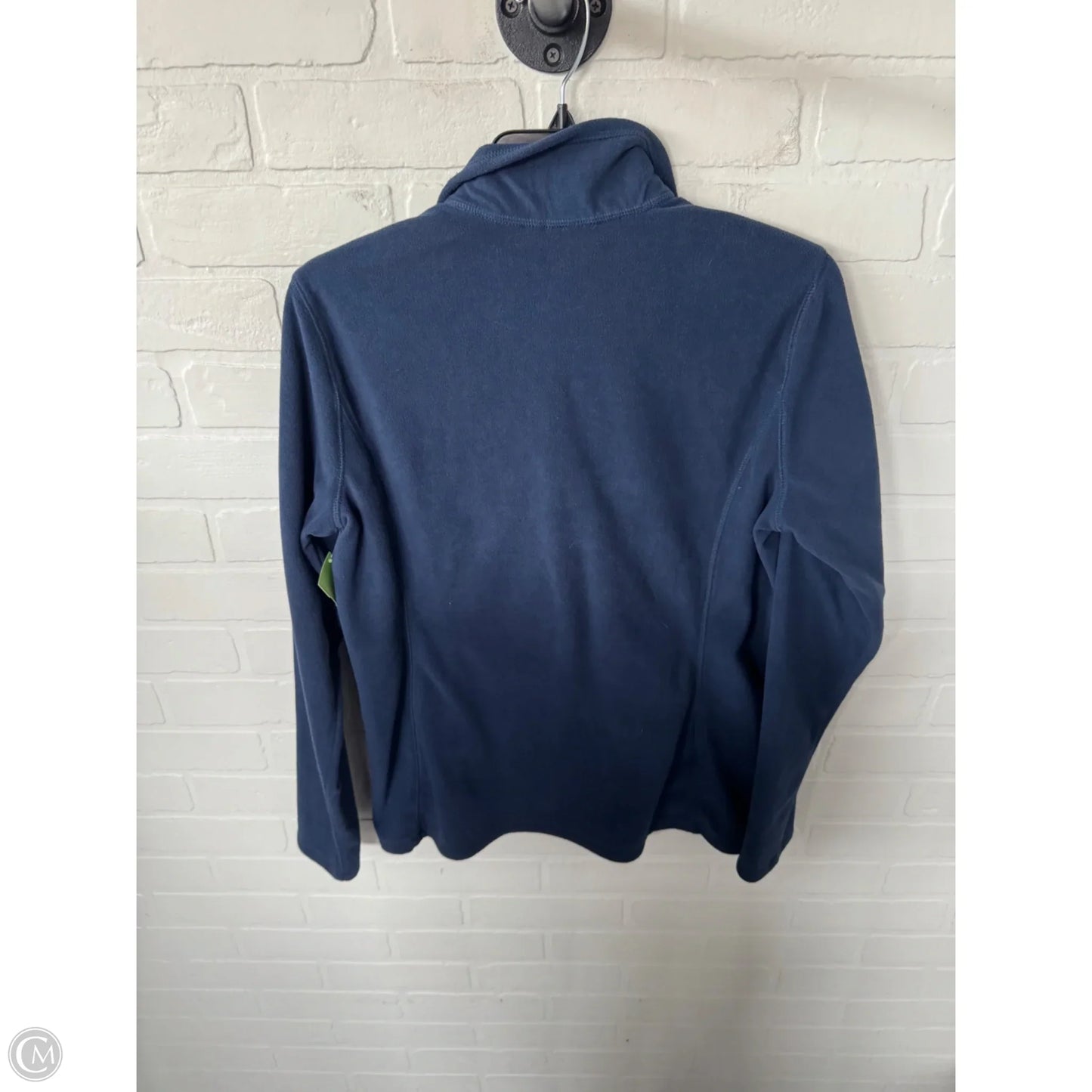 Jacket Fleece By Eddie Bauer In Blue, Size: M