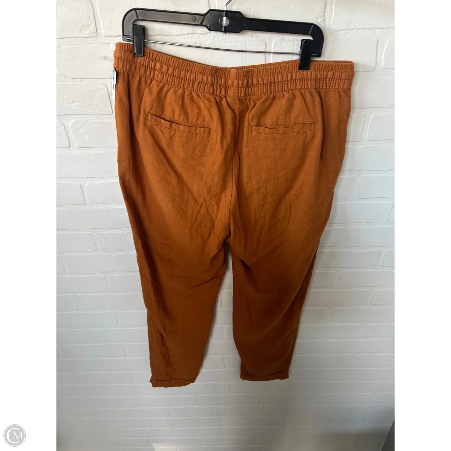 Pants Linen By Old Navy In Orange, Size: 12
