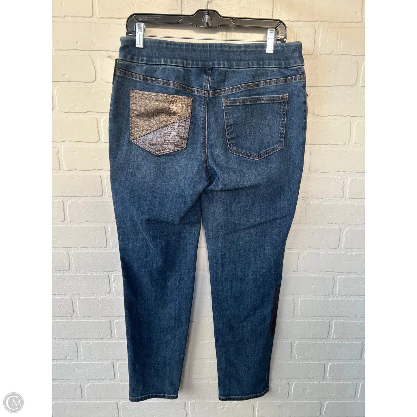 Jeans Jeggings By Chicos In Blue Denim, Size: 6