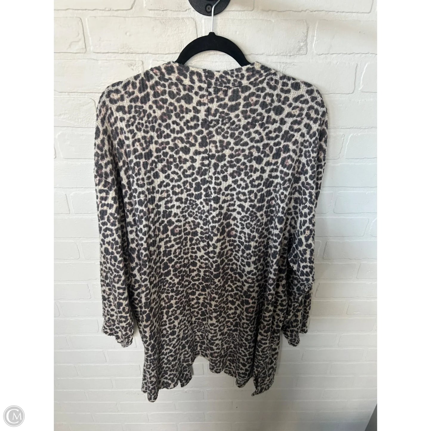 Cardigan By Socialite In Animal Print, Size: 3x