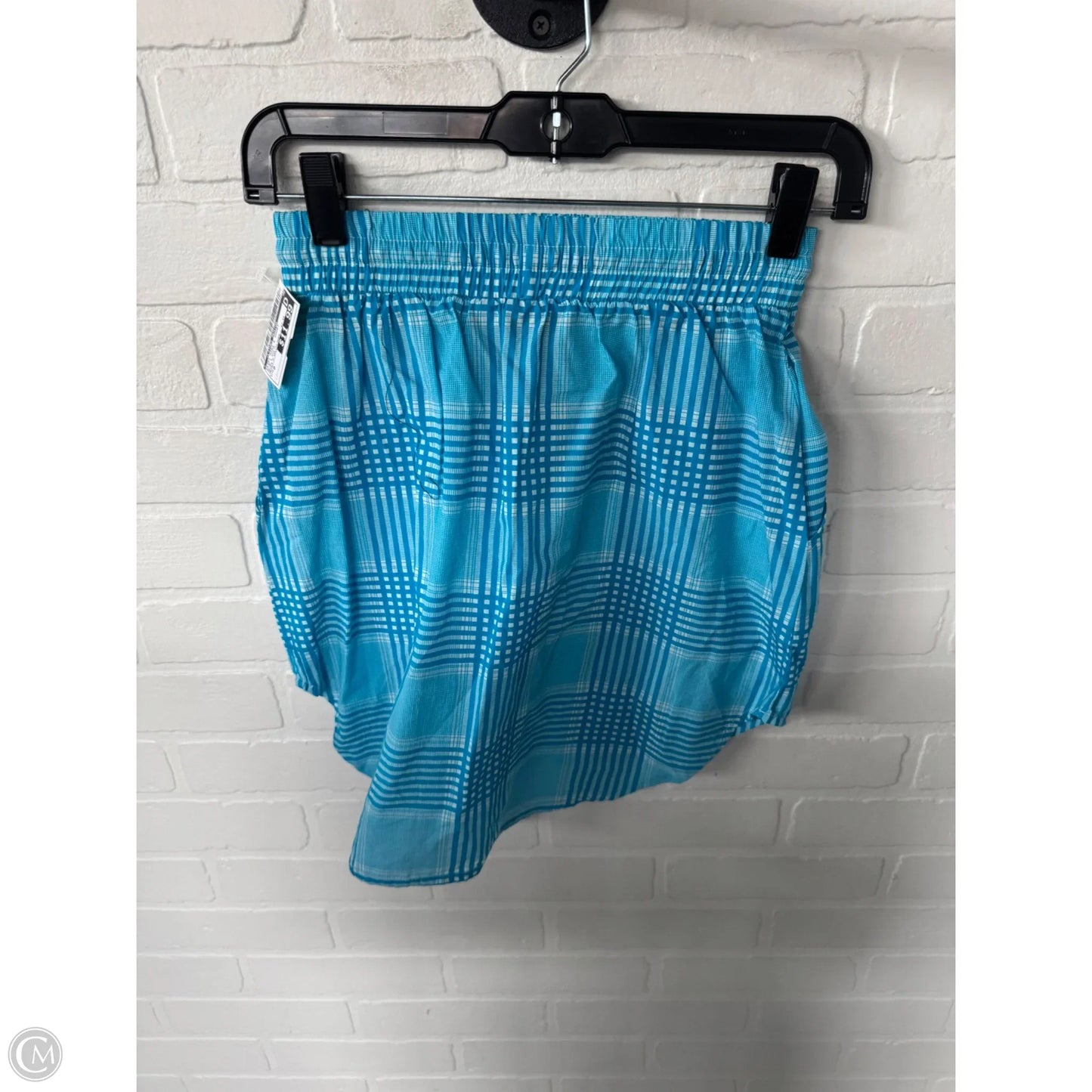 Skirt Mini & Short By Clothes Mentor In Blue & White, Size: 0