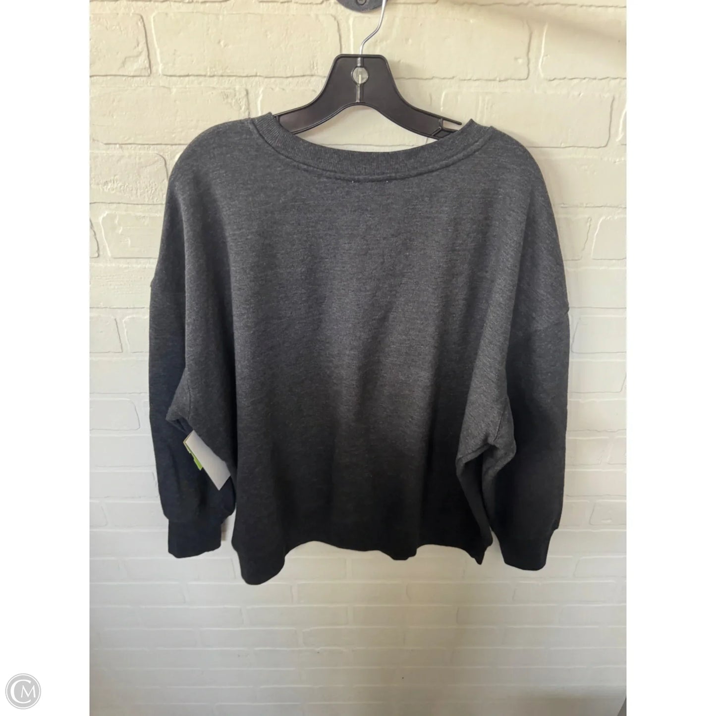 Sweatshirt Crewneck By Maurices In Grey & Red, Size: 1x