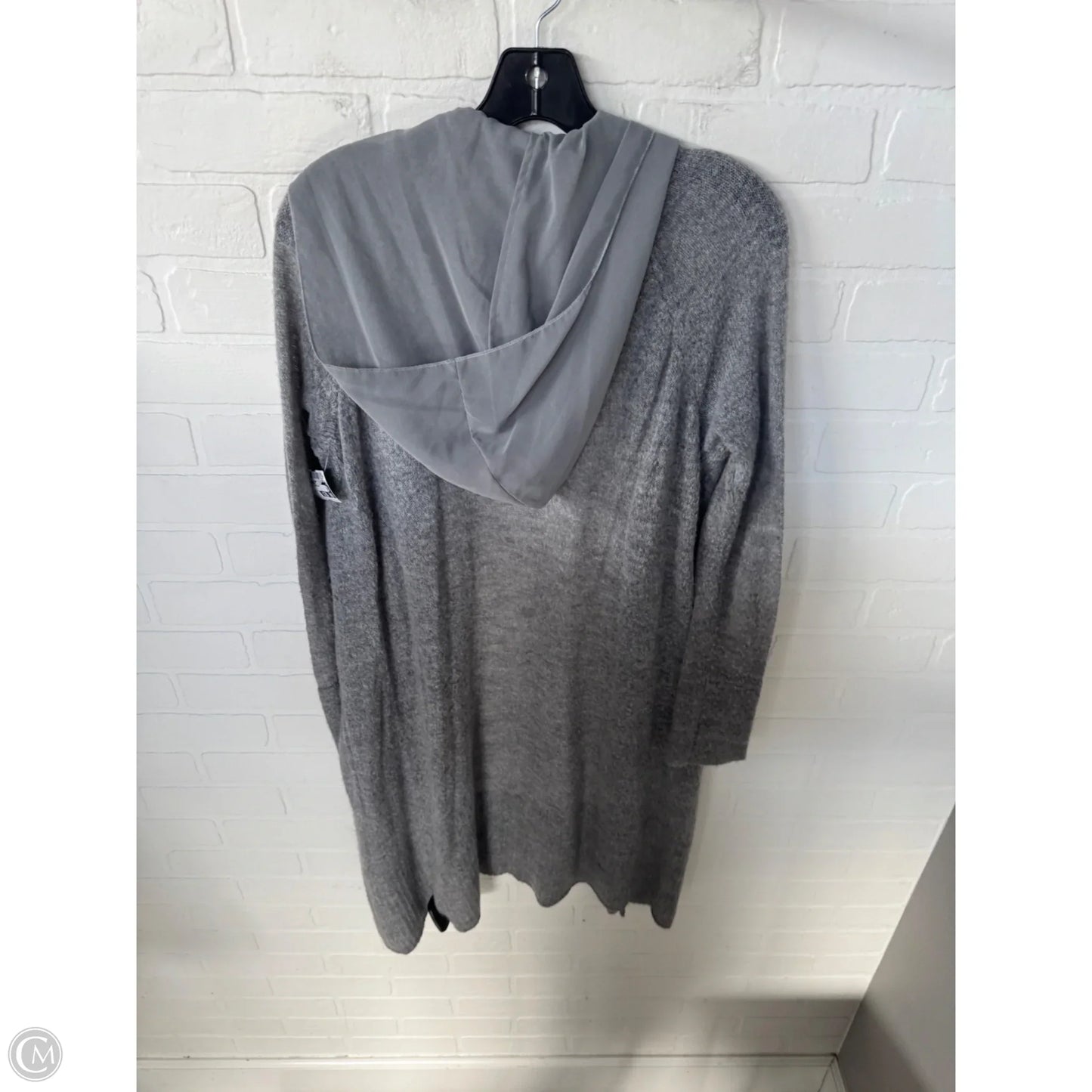 Sweater Cardigan By Simply Vera In Grey, Size: M