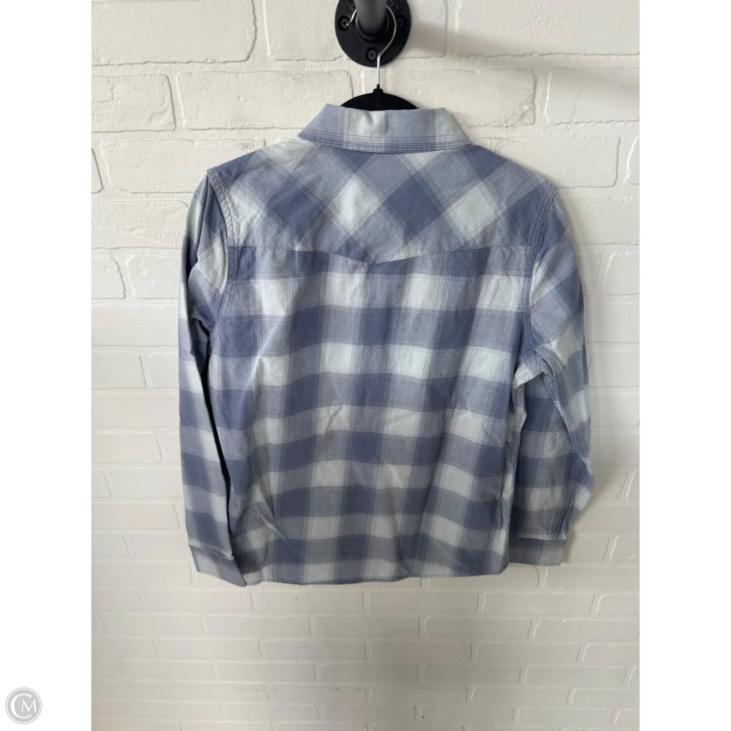 Top Long Sleeve By Clothes Mentor In Blue, Size: M