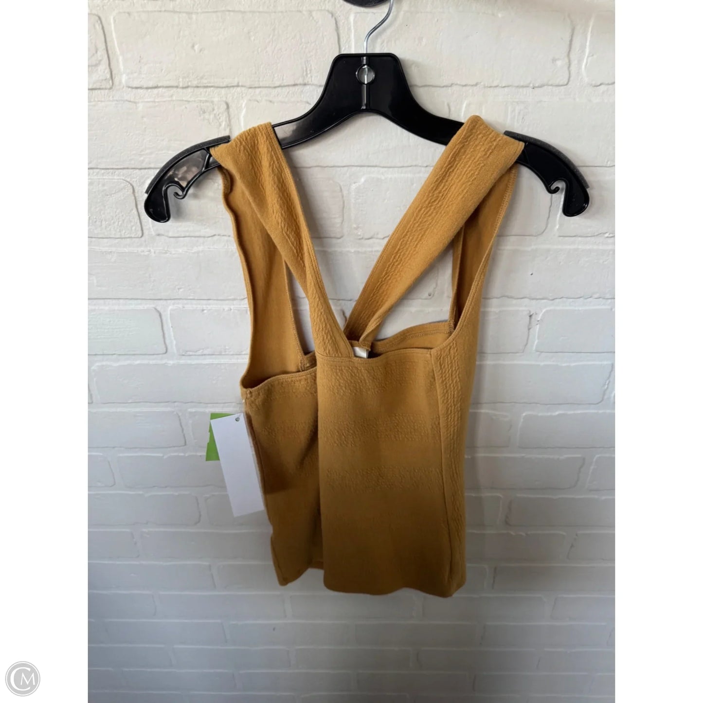 Top Sleeveless By Maeve In Yellow, Size: M