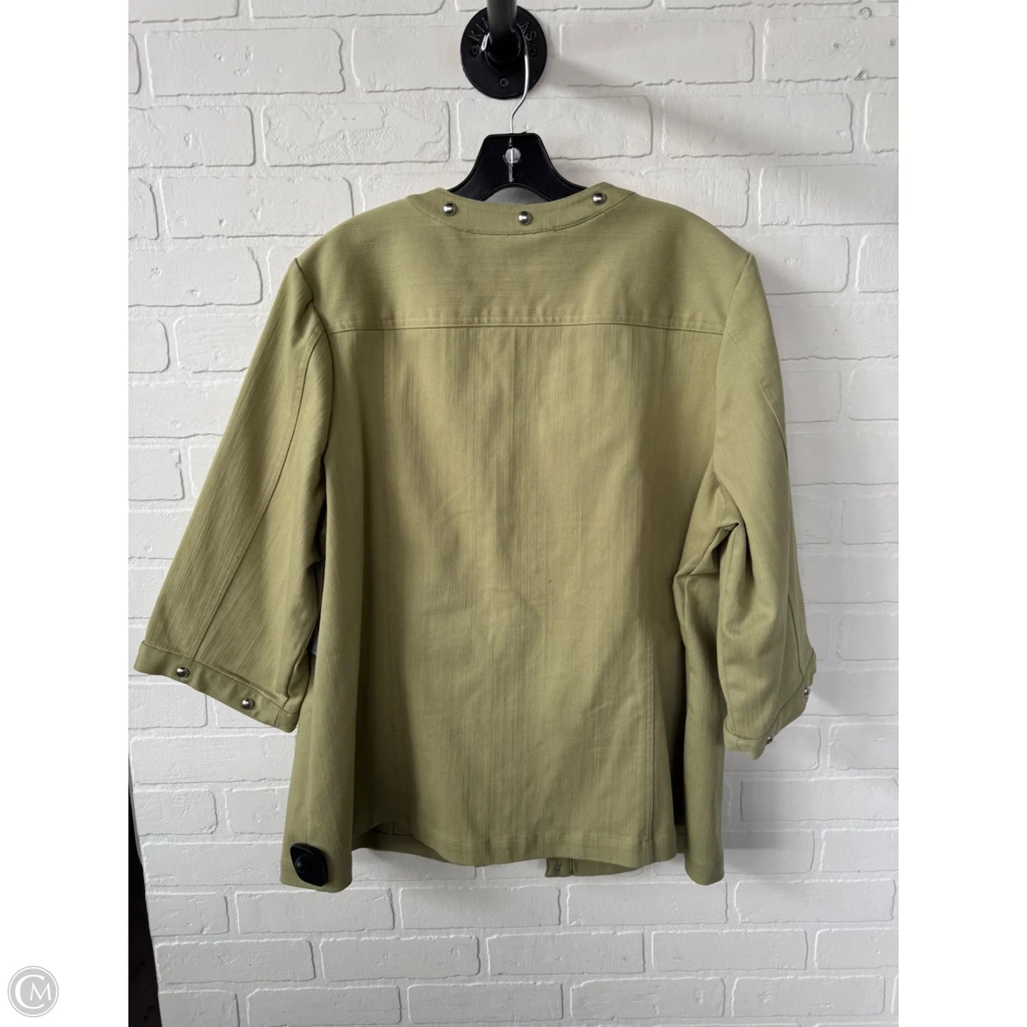Blazer By Cj Banks In Green, Size: 2x