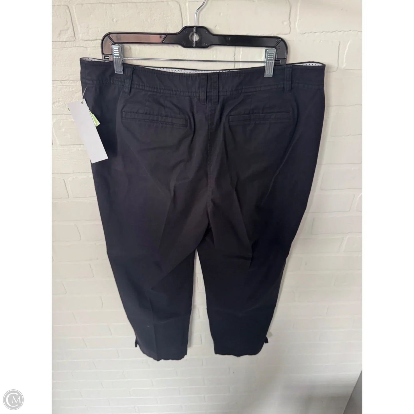 Pants Cropped By Talbots In Black, Size: 16