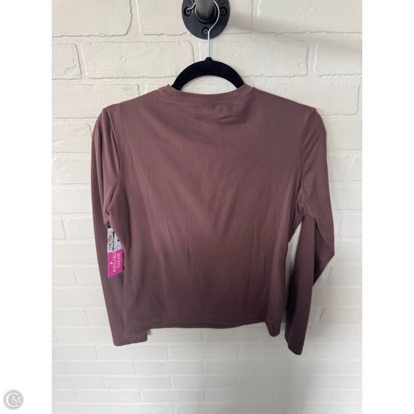 Top Long Sleeve Basic By Clothes Mentor In Brown, Size: Xl