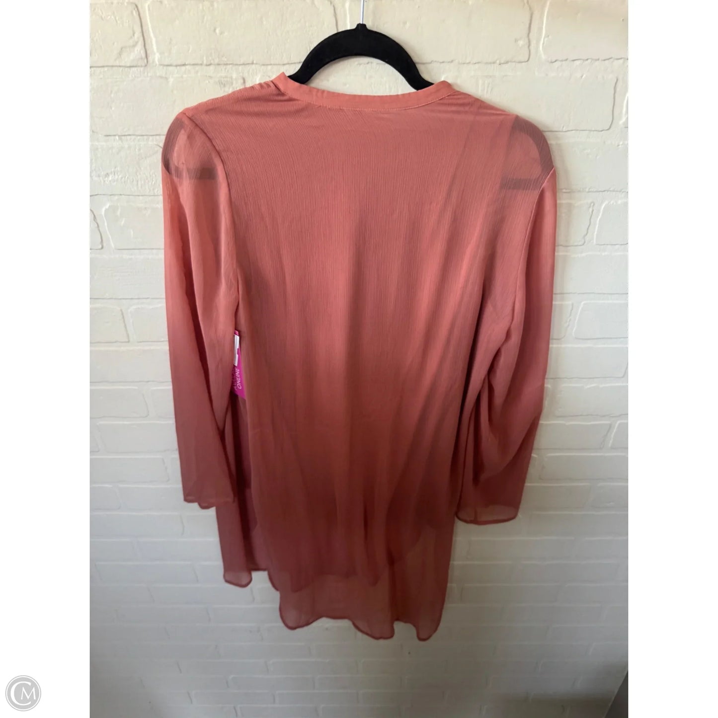Tunic Long Sleeve By Soft Surroundings In Pink, Size: S