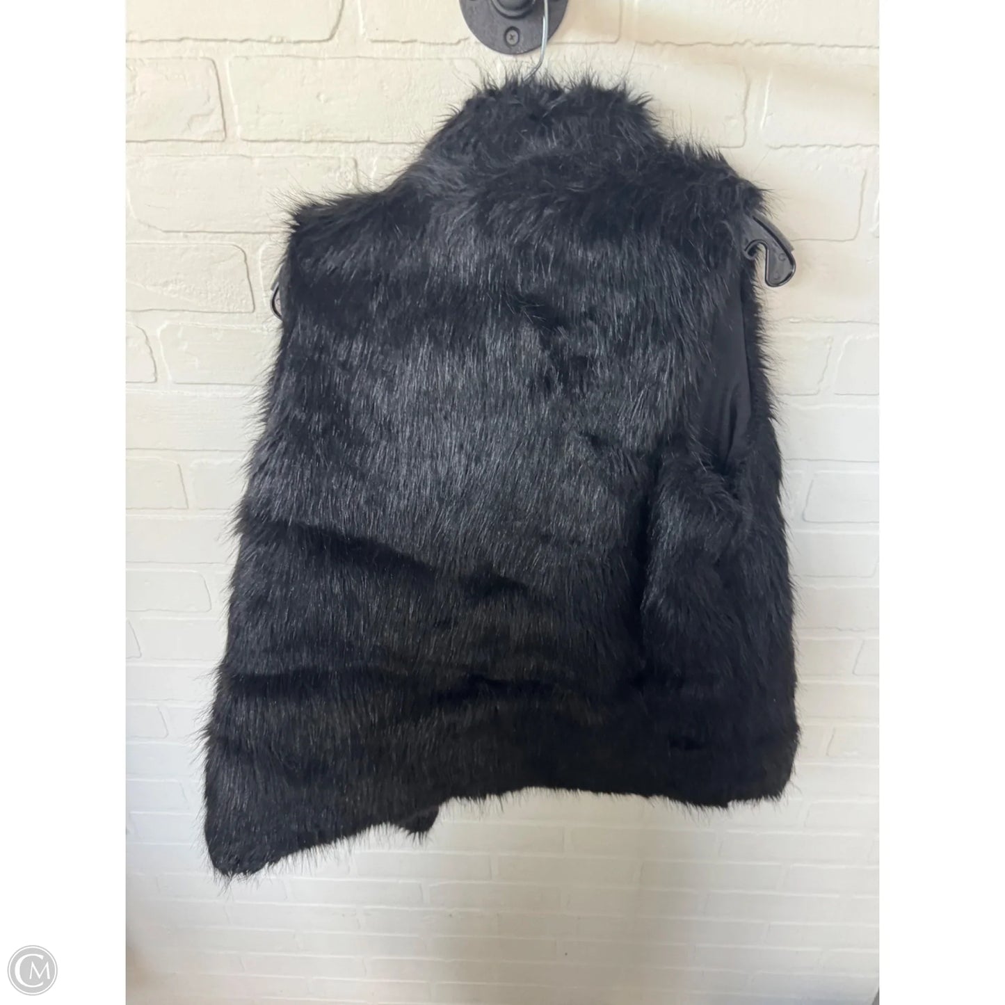 Vest Faux Fur & Sherpa By Charming Charlie In Black, Size: Xl