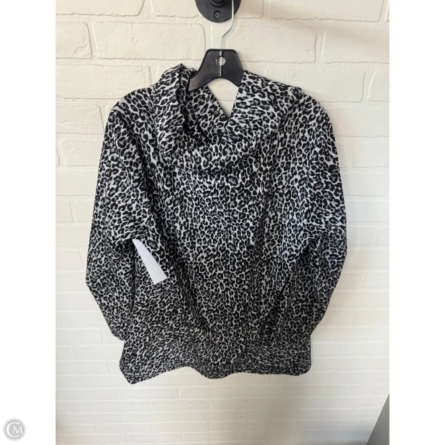 Sweater By Chelsea And Theodore In Animal Print, Size: Xl