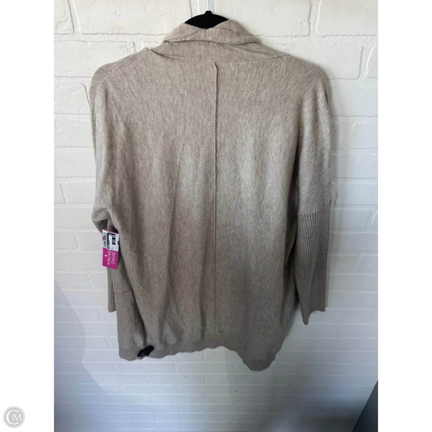 Sweater Cardigan By Cyrus In Tan, Size: M
