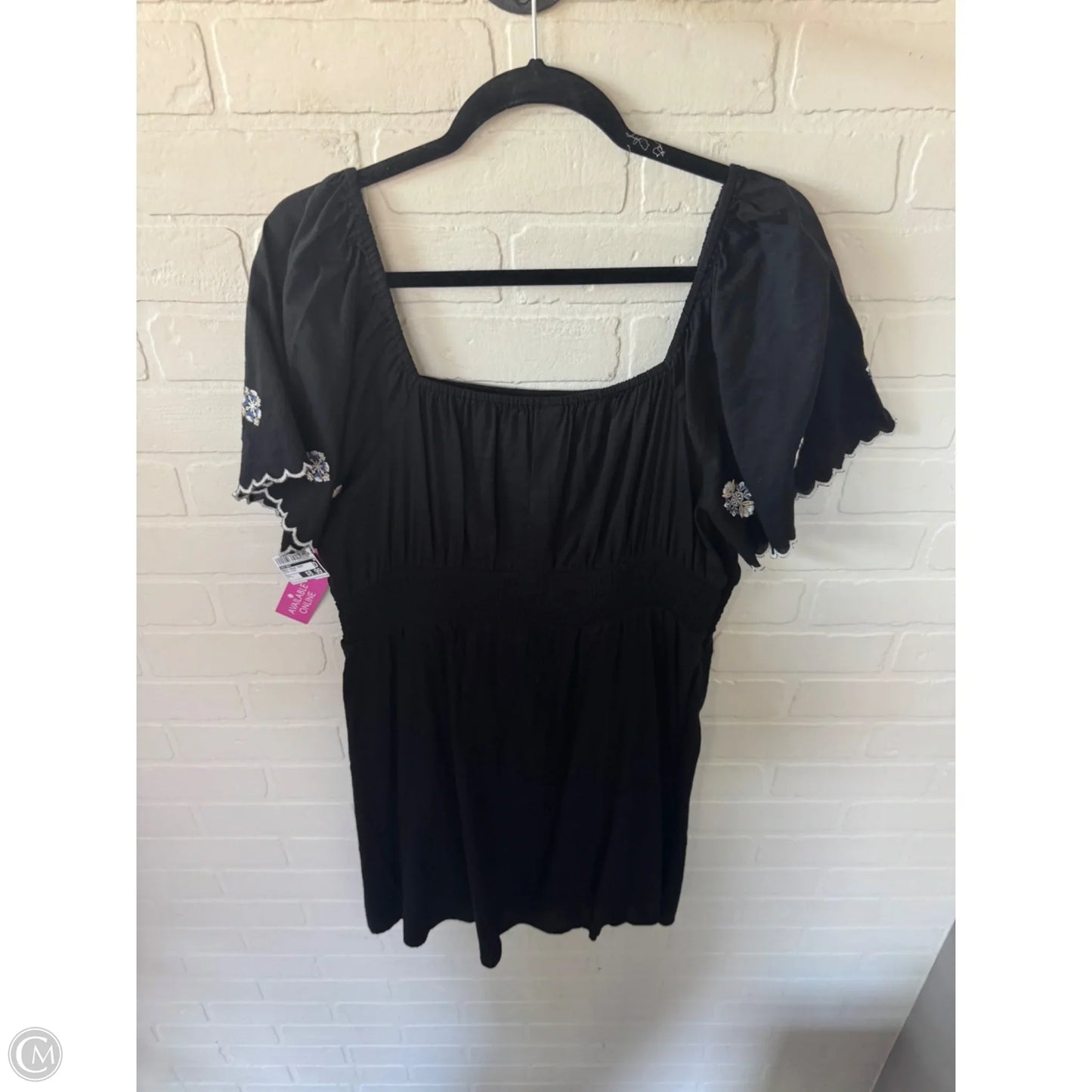 Dress Casual Short By Old Navy In Black & Blue, Size: L