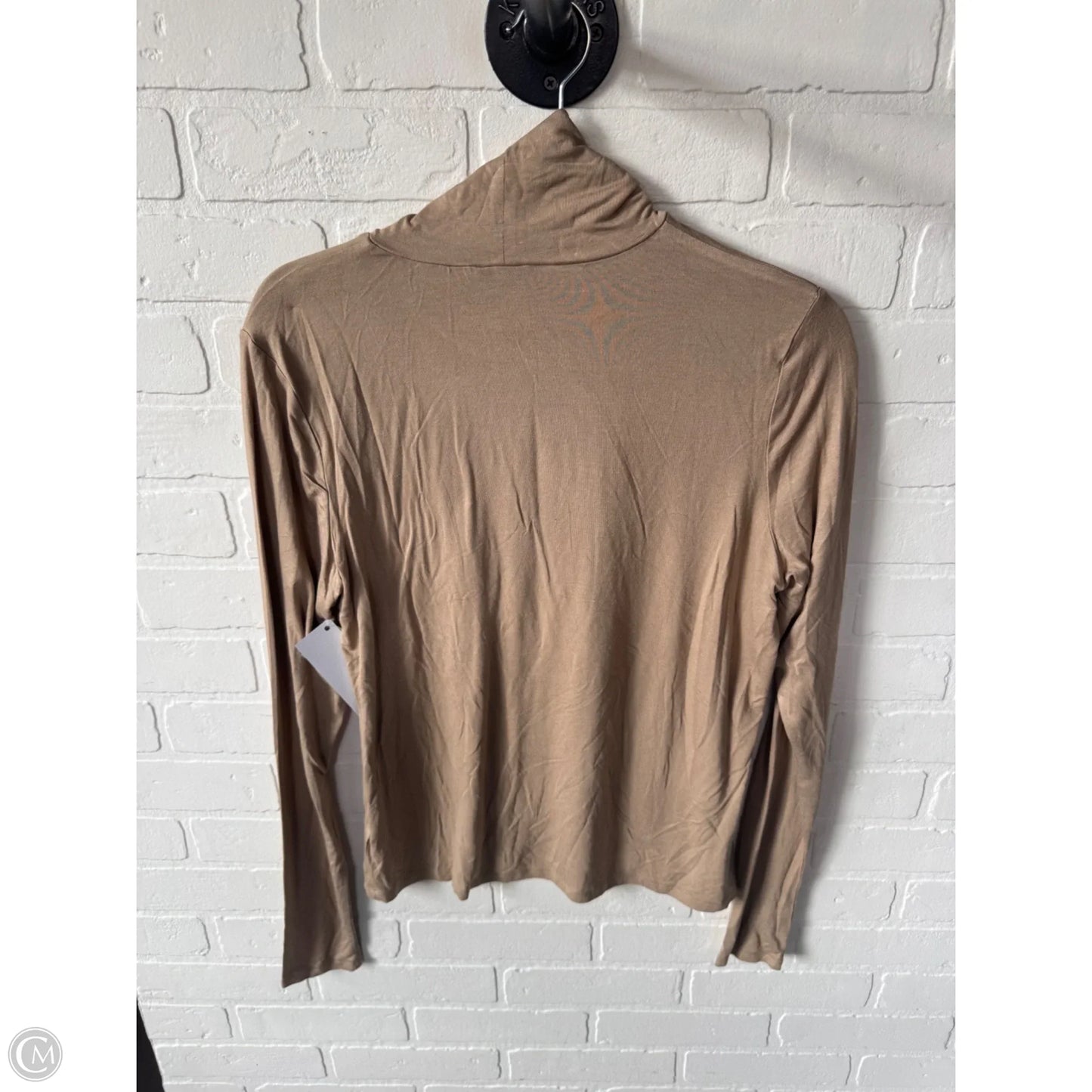 Top Long Sleeve Basic By H&m In Tan, Size: L