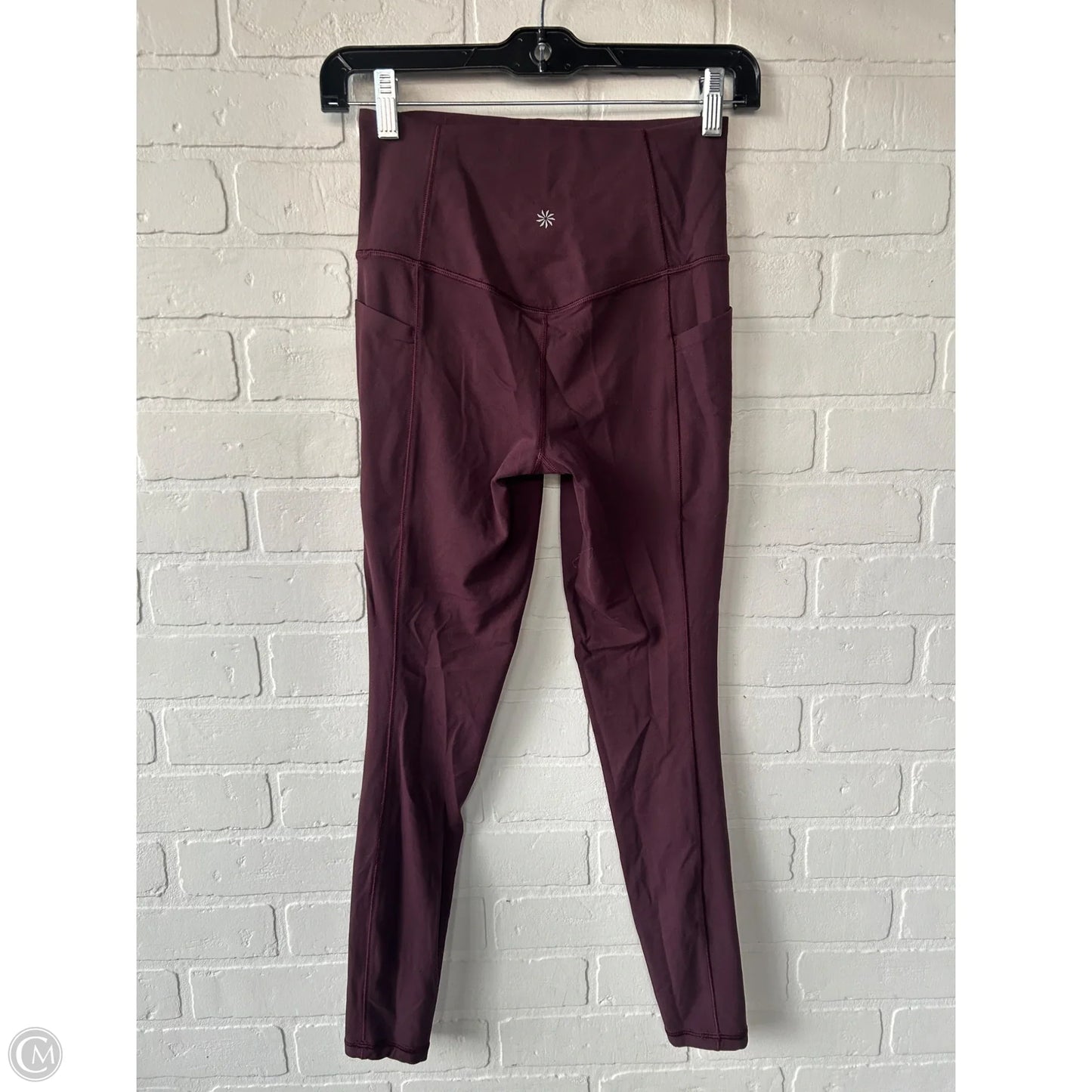 Athletic Leggings By Athleta In Purple, Size: 0