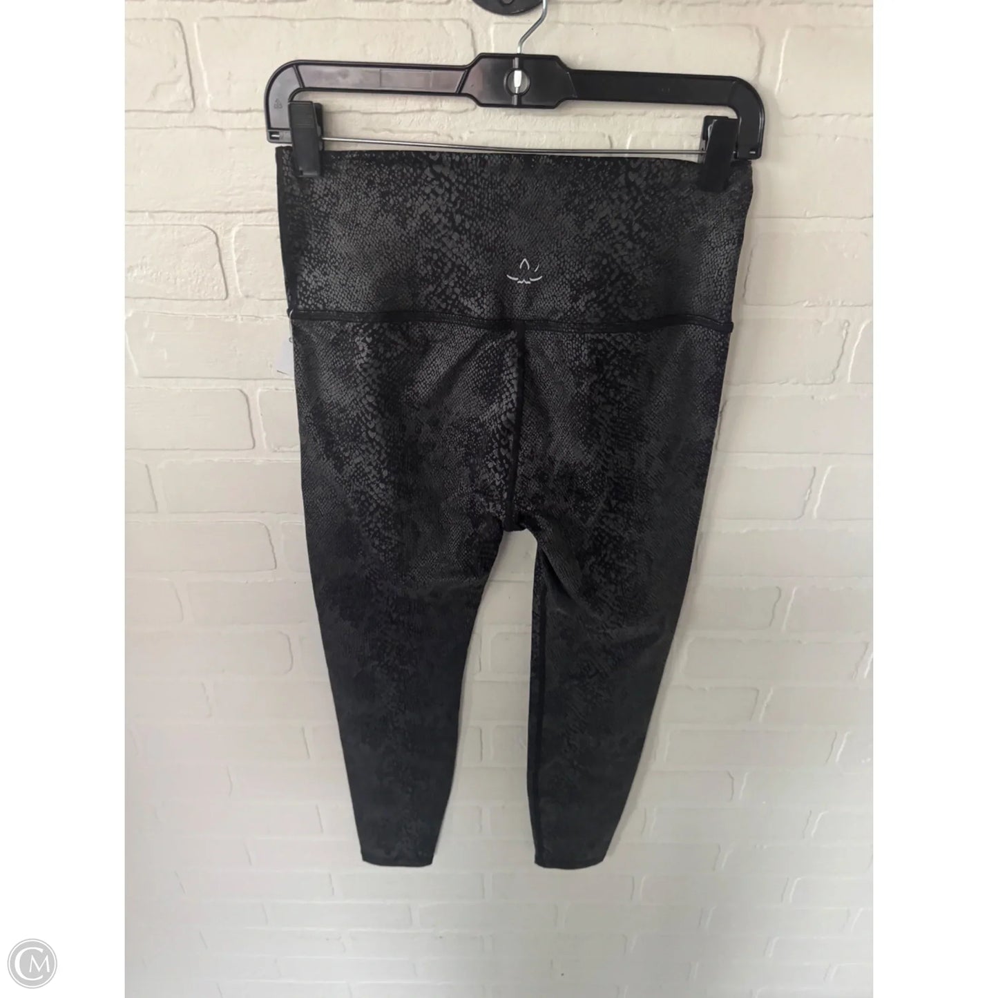 Athletic Leggings By Beyond Yoga In Black & Grey, Size: 8