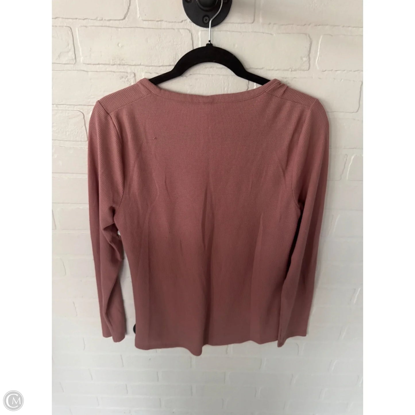 Athletic Top Long Sleeve Crewneck By Athleta In Pink, Size: M