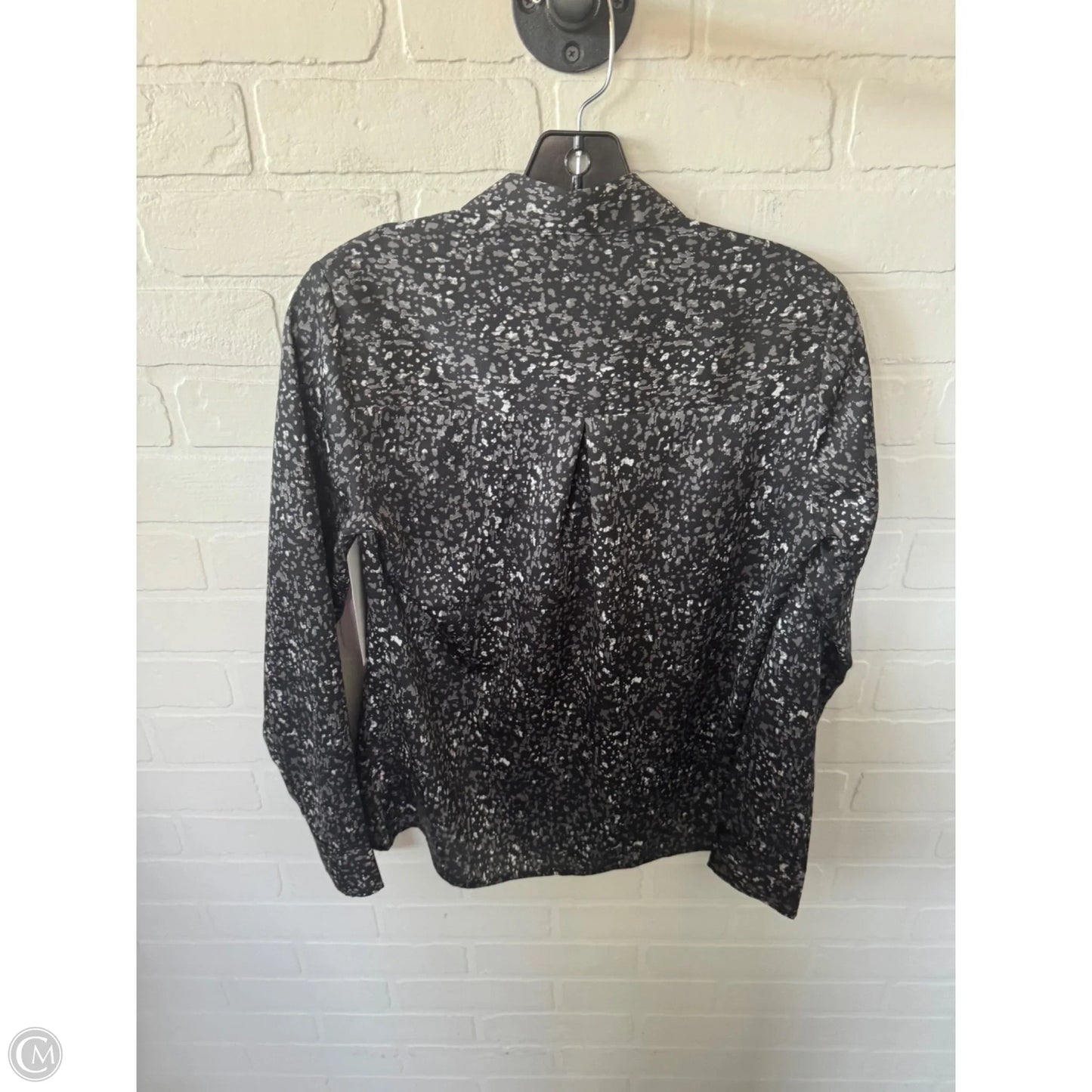 Top Long Sleeve By Express In Black & Grey, Size: Xs
