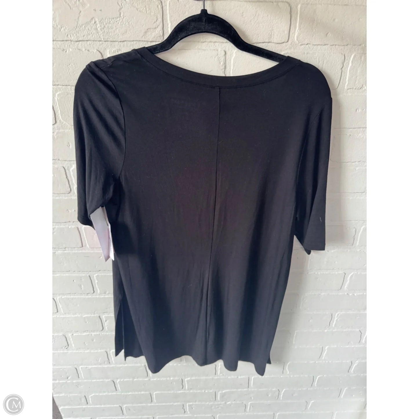 Top Short Sleeve Basic By Torrid In Black, Size: M