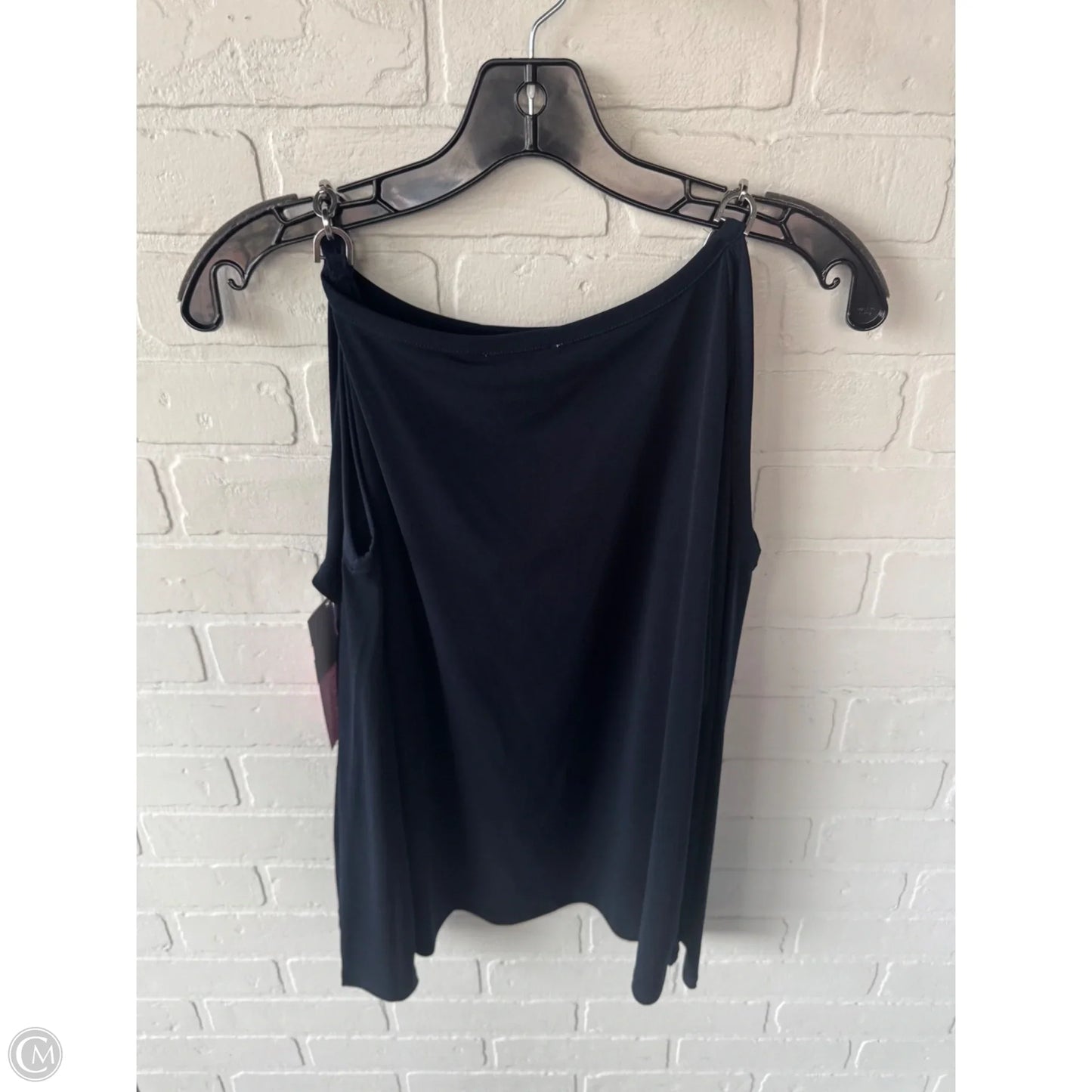 Top Long Sleeve By Michael By Michael Kors In Blue & Silver, Size: L
