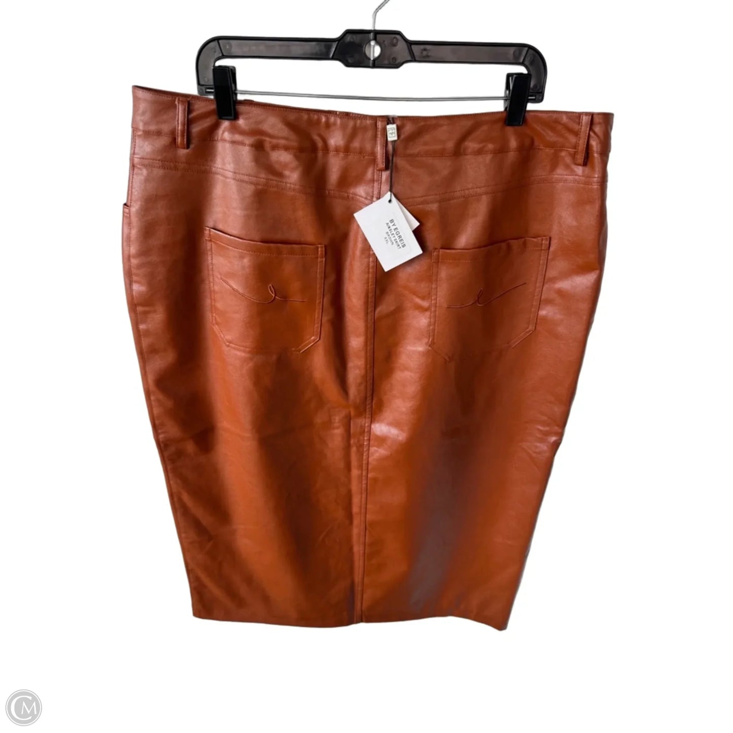 Skirt Maxi By Clothes Mentor In Brown, Size: 18