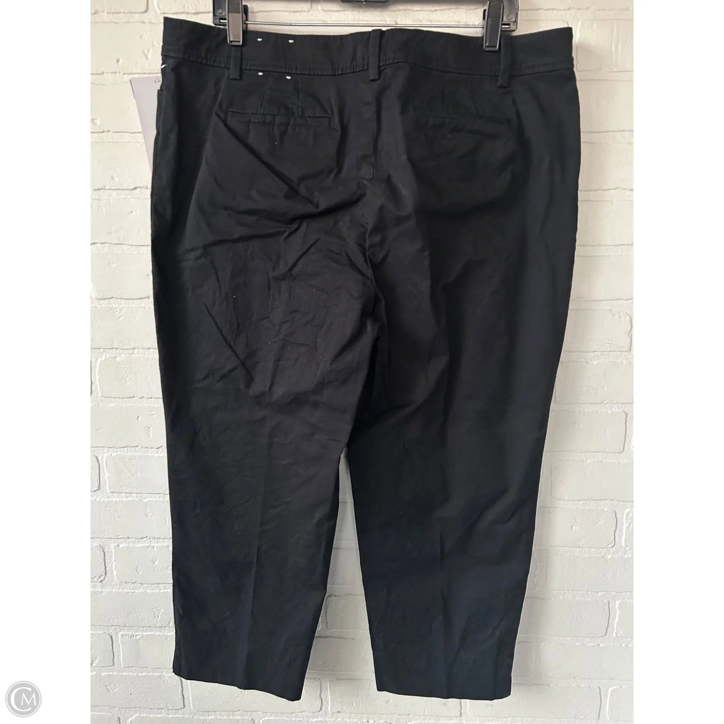 Pants Cropped By Talbots In Black, Size: 16