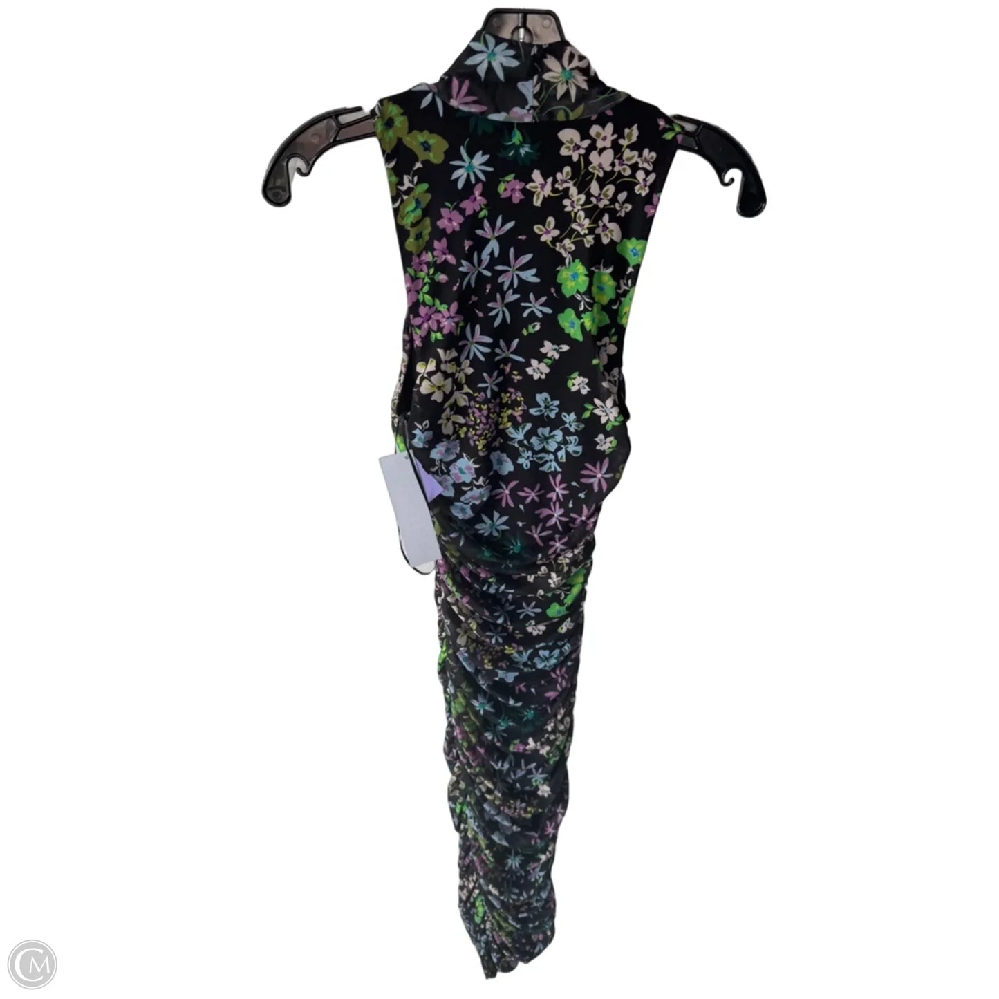 Dress Casual Maxi By Afrm In Black & Blue, Size: S