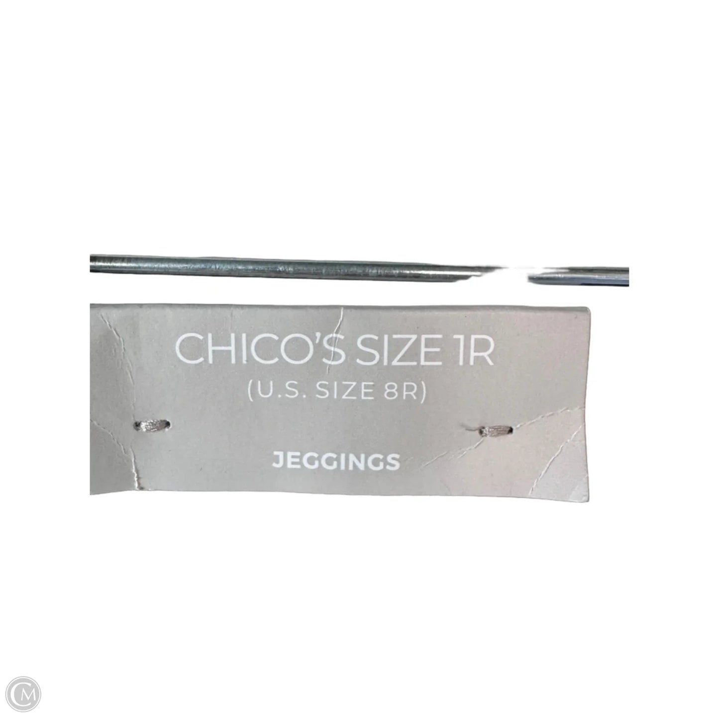 Jeans Jeggings By Chicos In Black Denim, Size: 8
