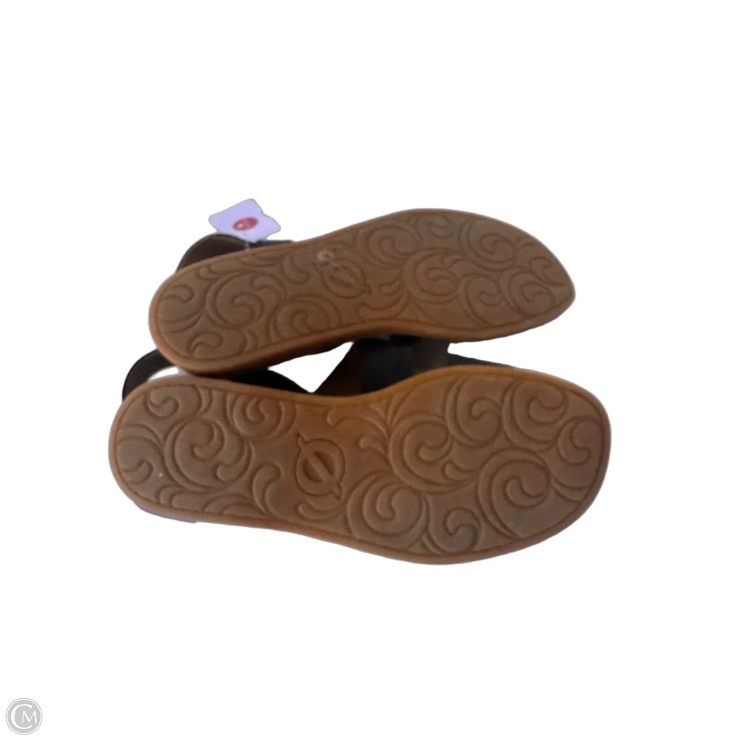 Sandals Flats By Boc In Black & Brown, Size: 7