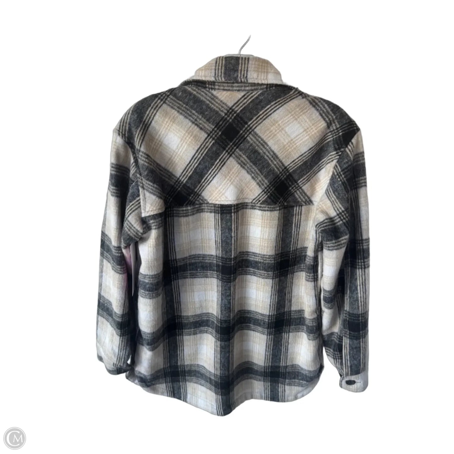Jacket Shirt By Thread And Supply In Grey & Tan, Size: Xs