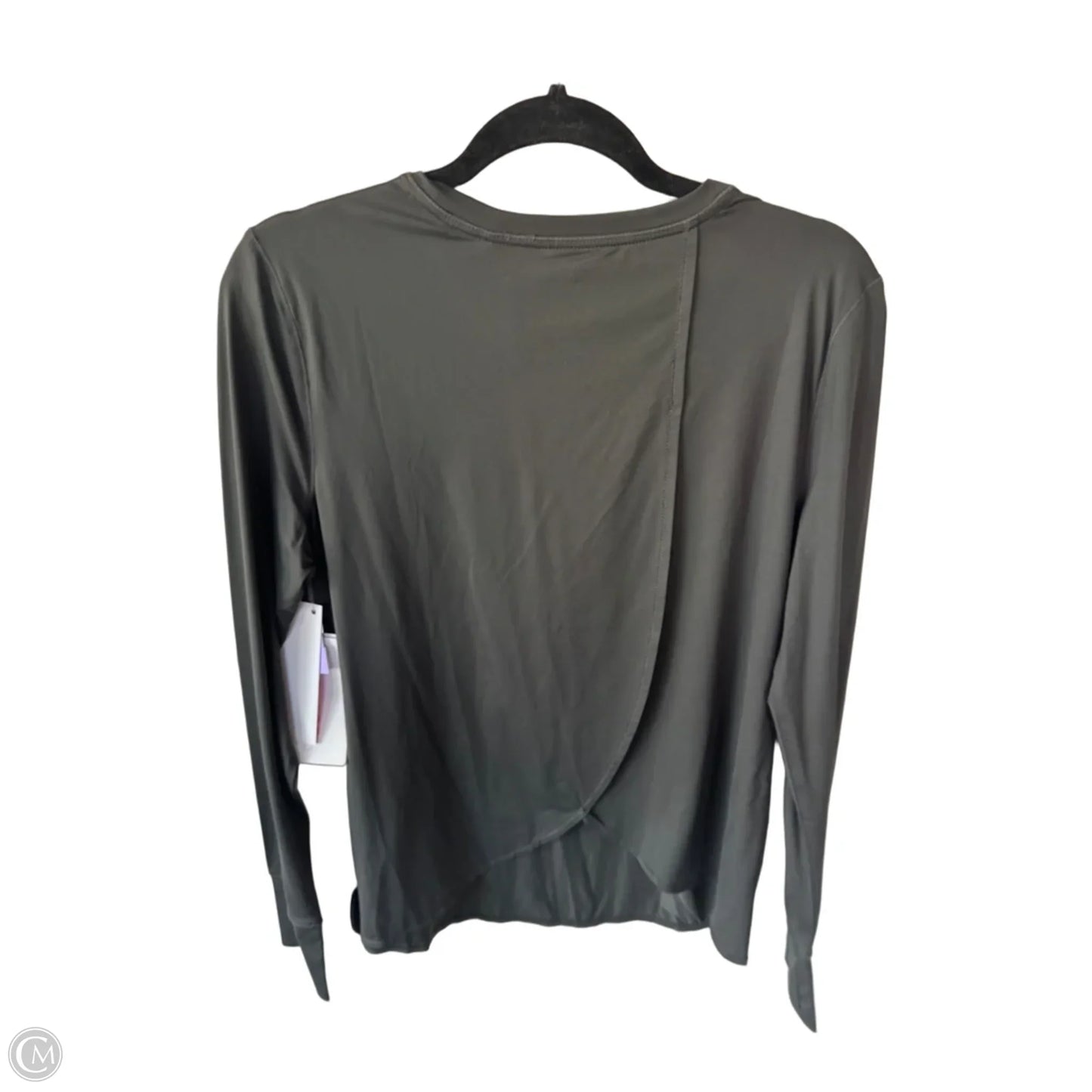 Athletic Top Long Sleeve Crewneck By Athleta In Grey, Size: L