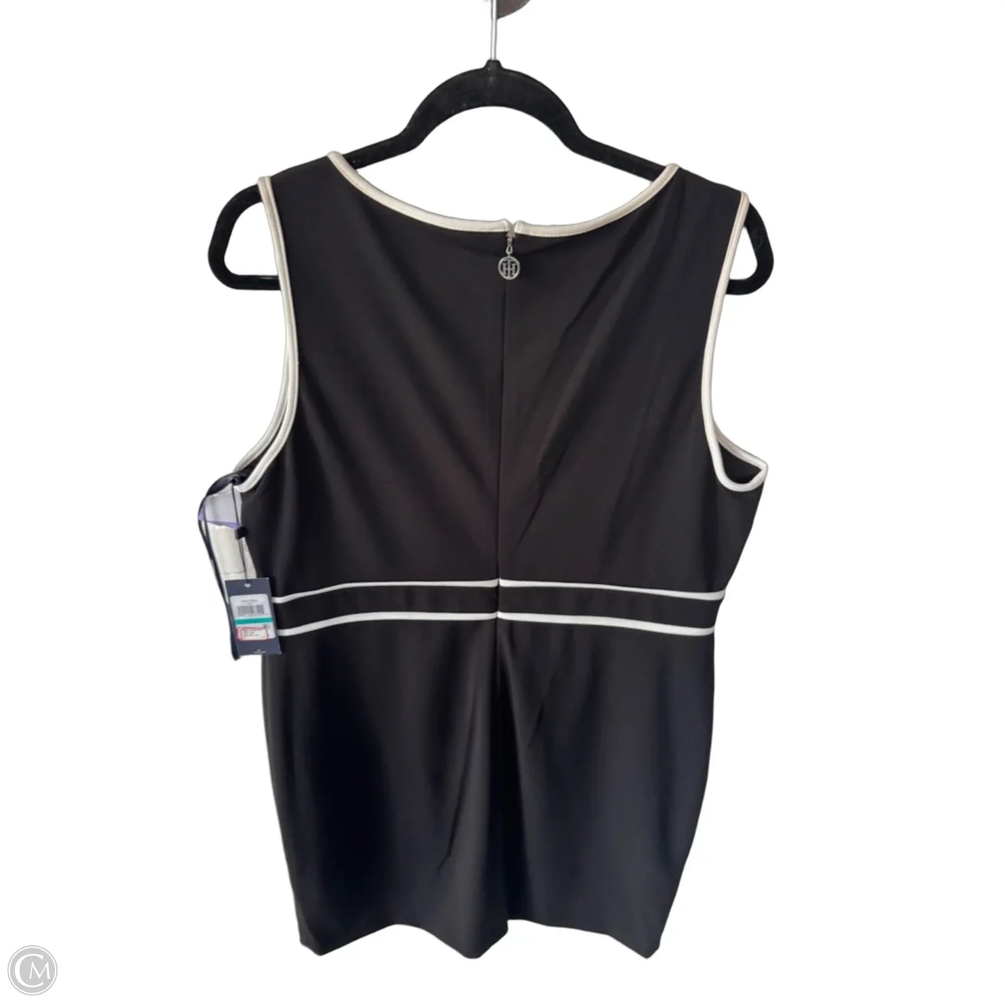 Dress Work By Tommy Hilfiger In Black & White, Size: Xl