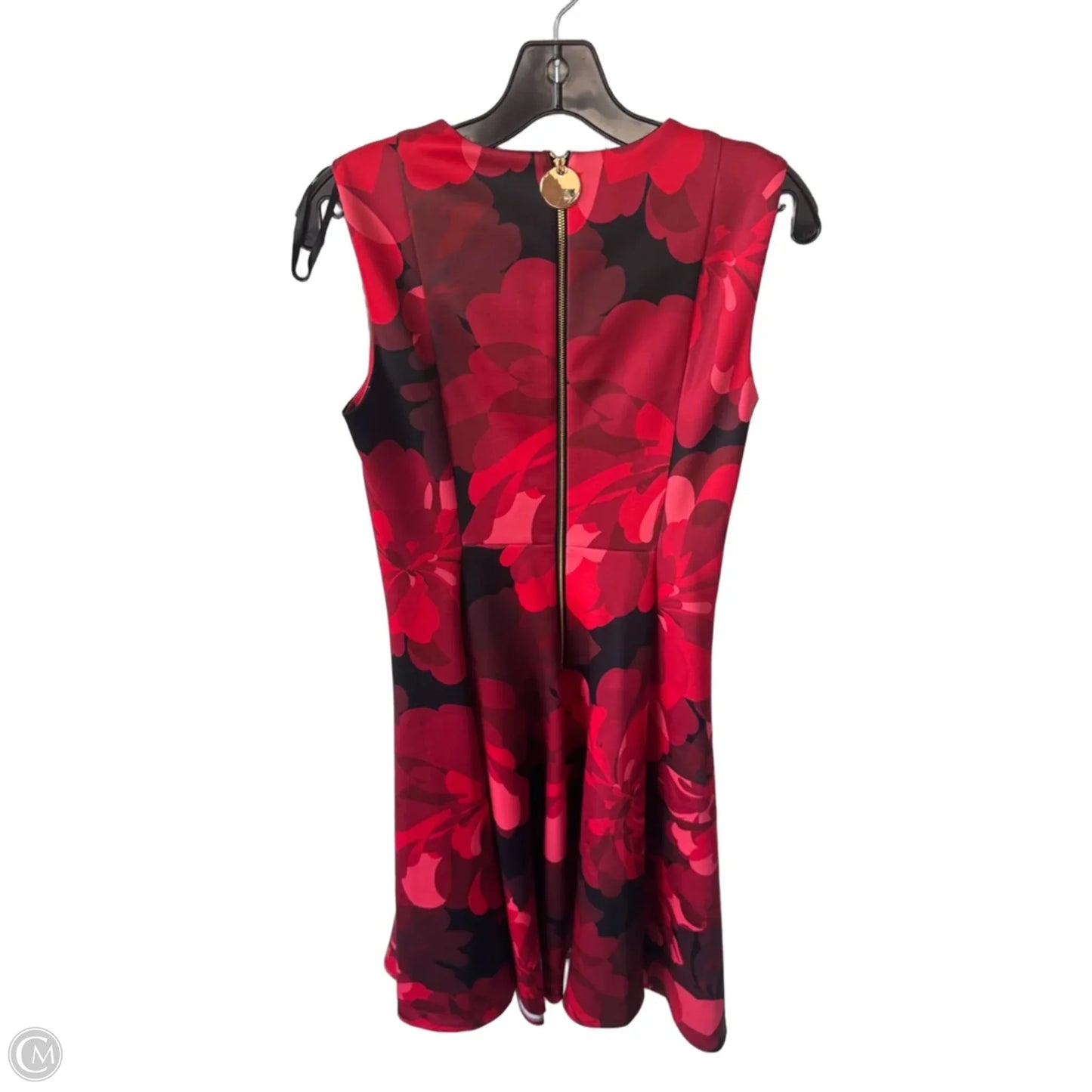 Dress Party Midi By Calvin Klein In Red, Size: S