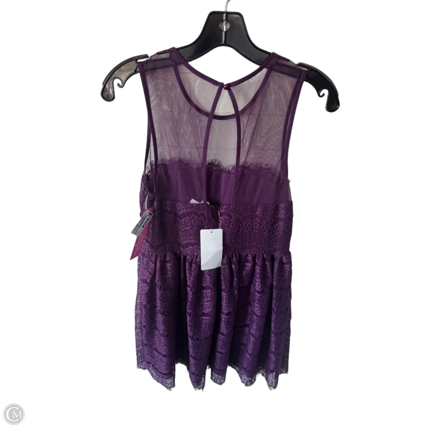 Dress Party Short By En Creme In Purple, Size: L