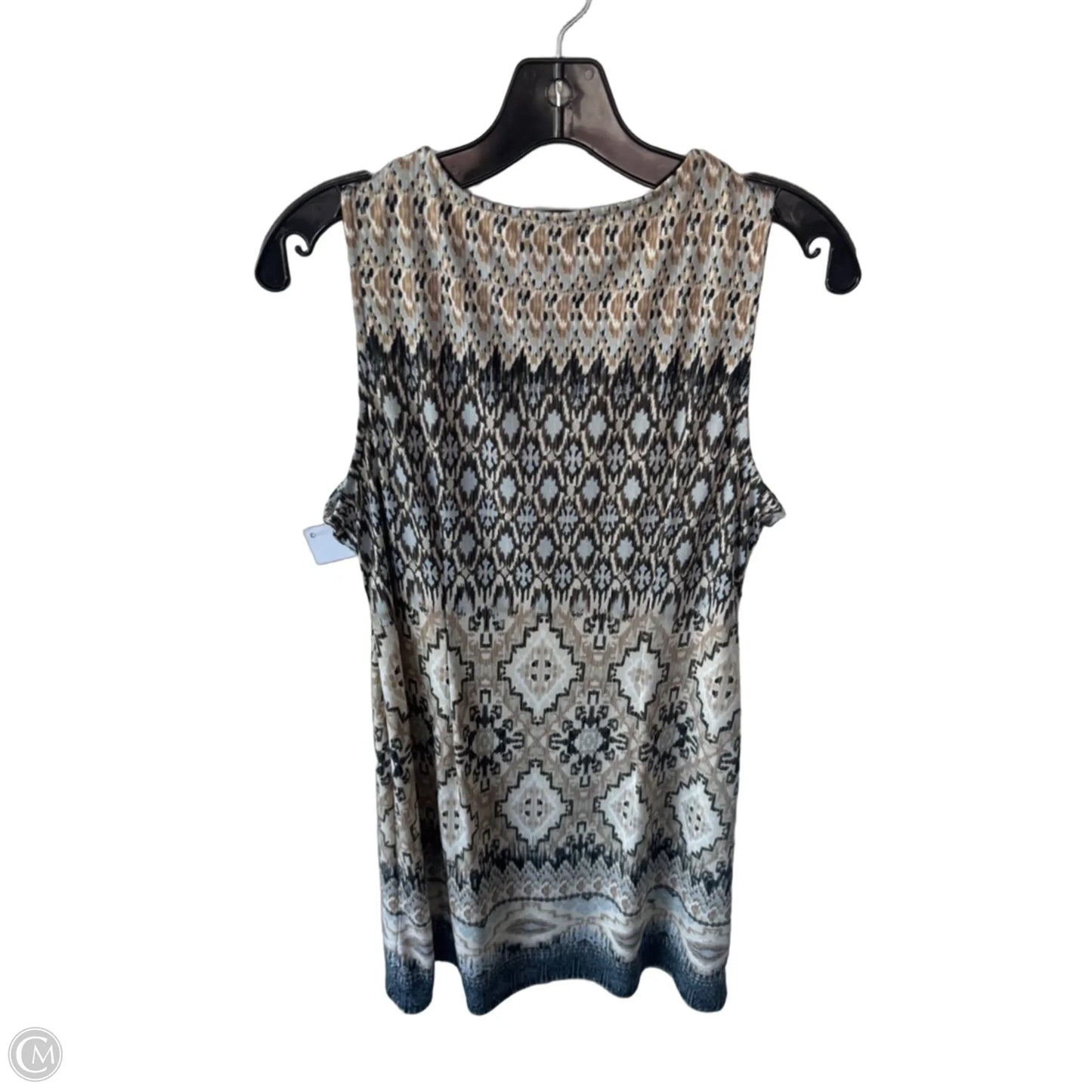Dress Casual Short By Hale Bob In Grey & Tan, Size: M
