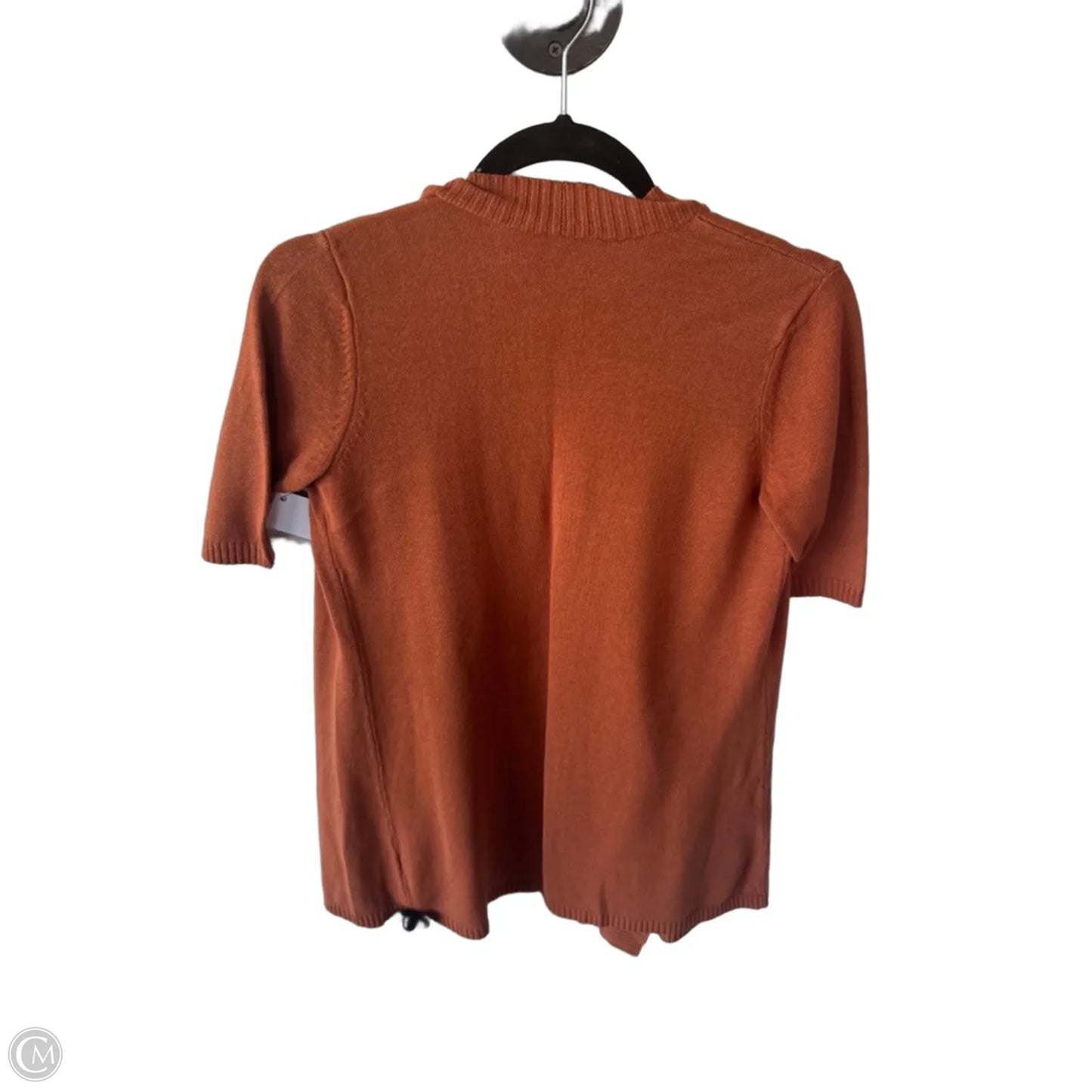 Sweater Cardigan By Eileen Fisher In Orange, Size: Xs