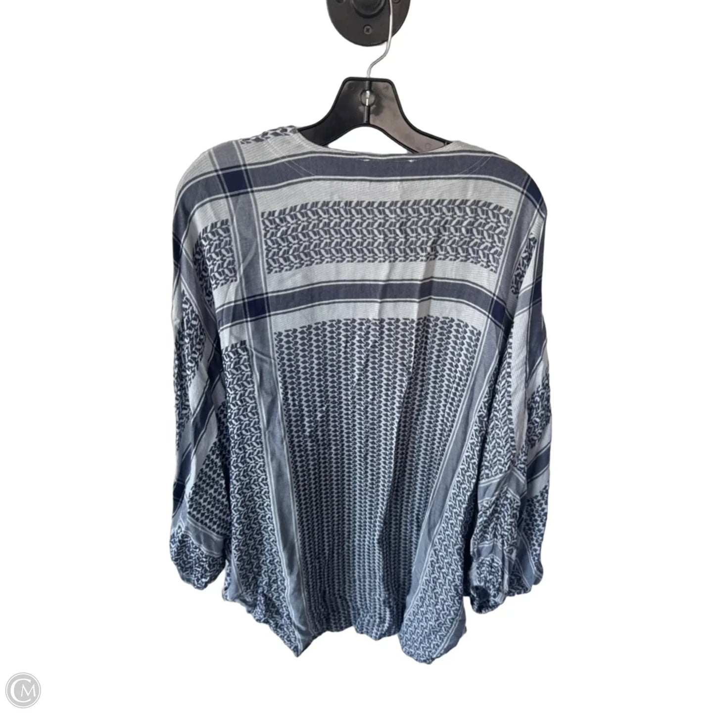 Kimono By Skies Are Blue In Blue & White, Size: S