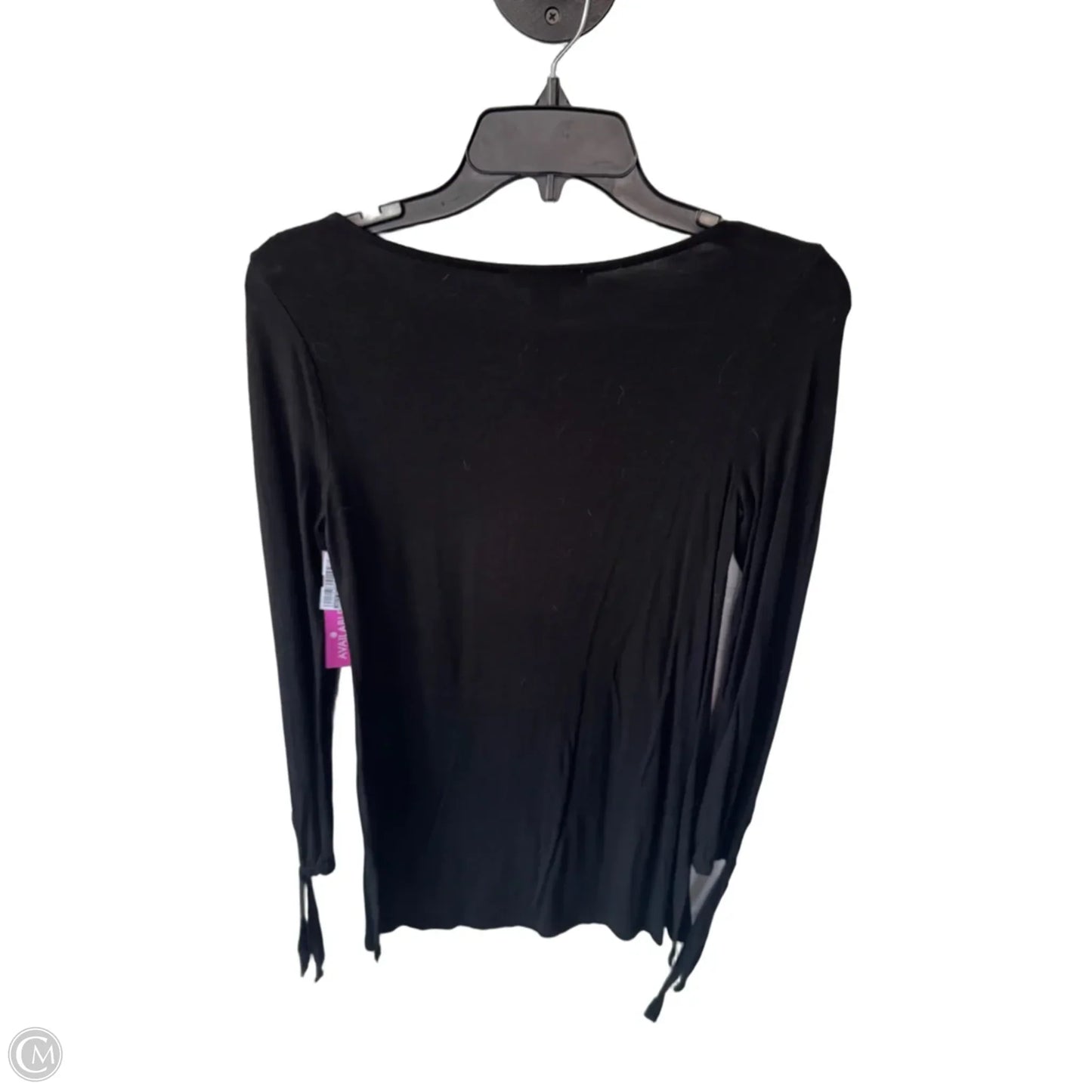 Top Long Sleeve By White House Black Market In Black, Size: Xxs