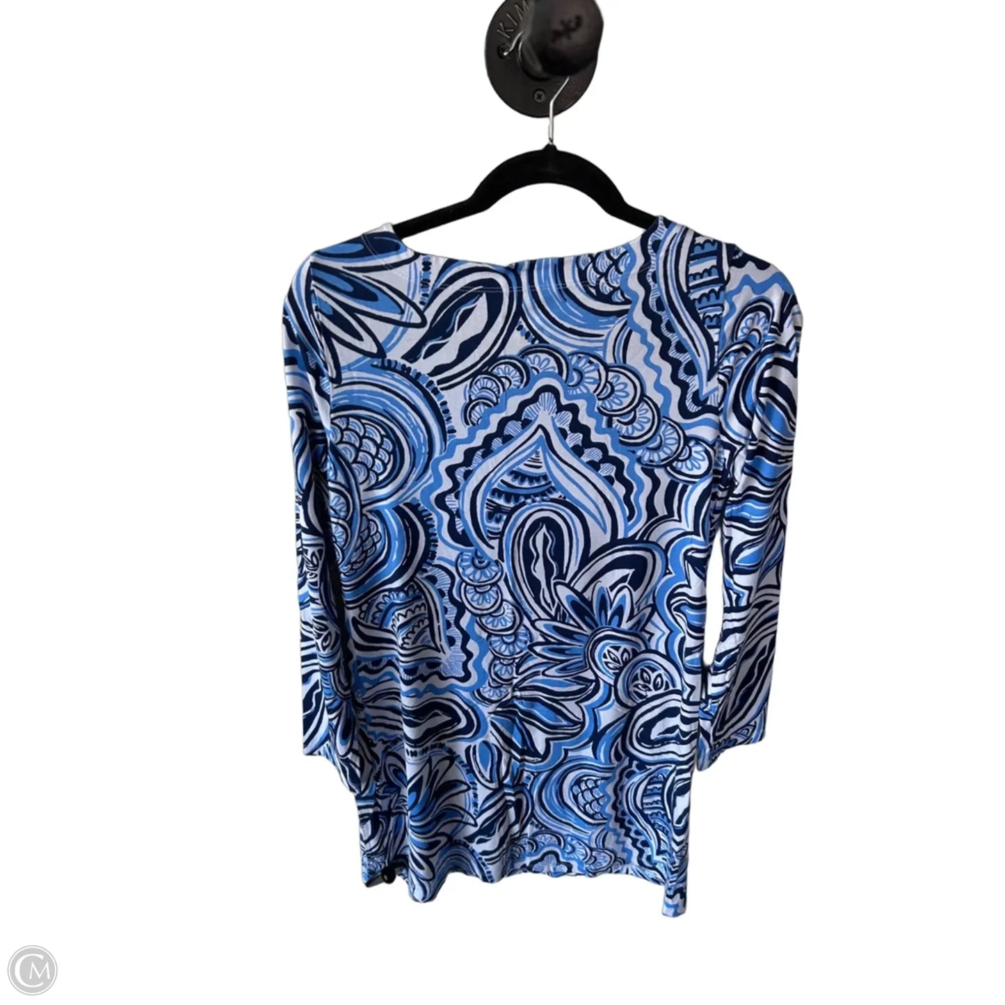 Dress Designer By Lilly Pulitzer In Blue & White, Size: S