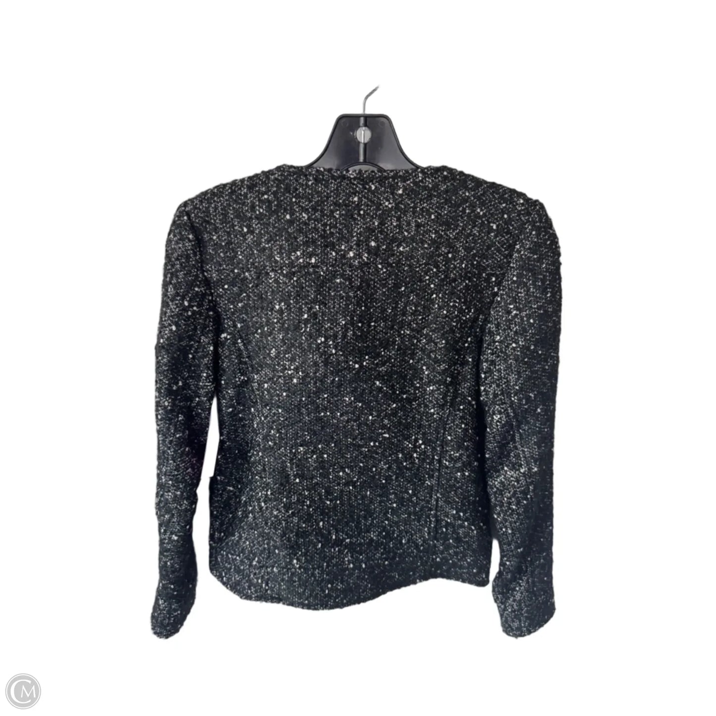 Blazer By Clothes Mentor In Black & White, Size: S