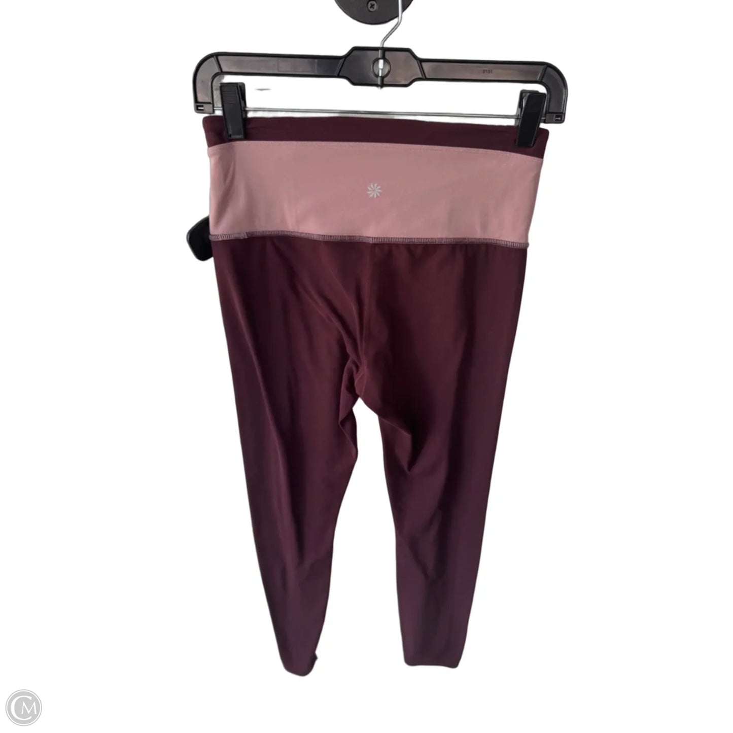 Athletic Leggings By Athleta In Pink & Red, Size: S