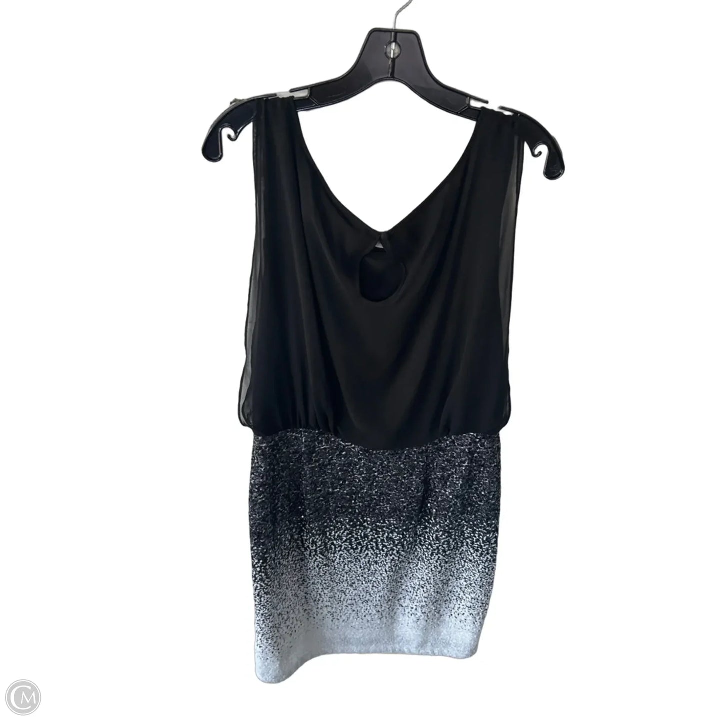 Dress Party Short By Calvin Klein In Black & White, Size: L