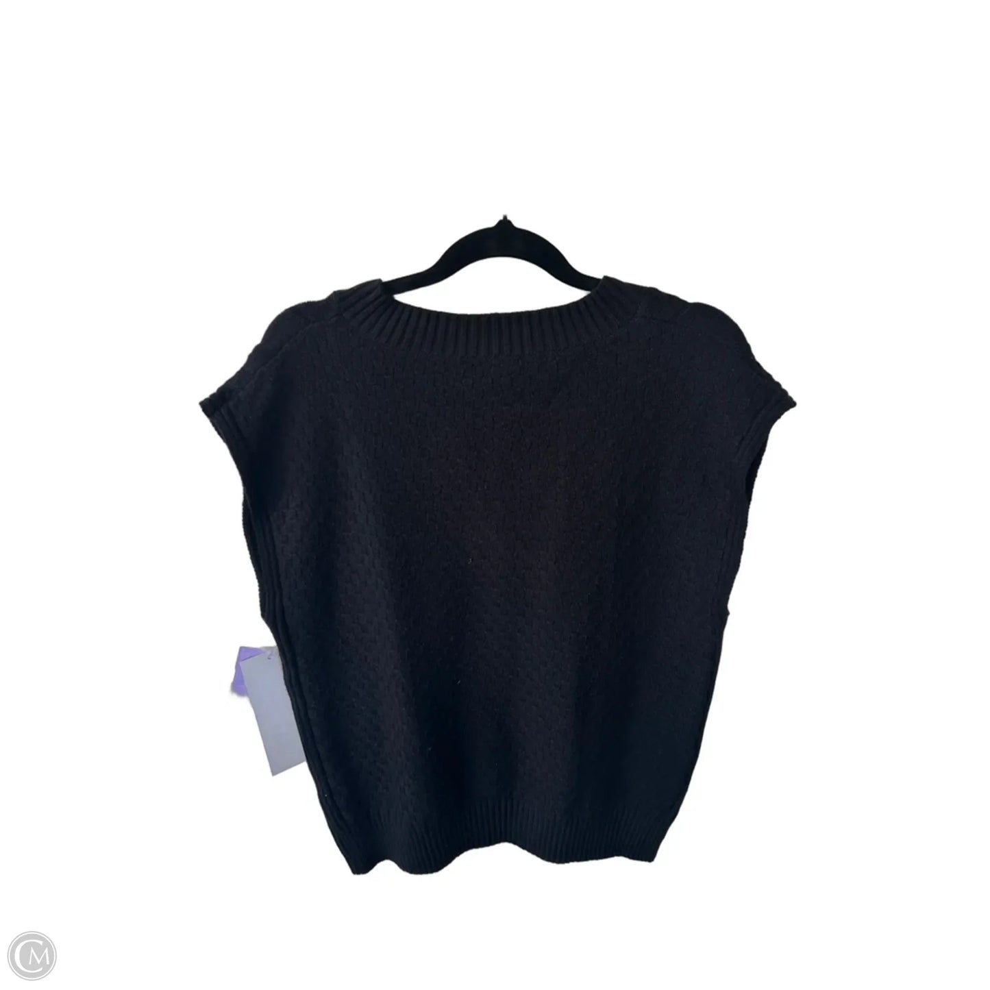 Vest Sweater By Cme In Black, Size: L