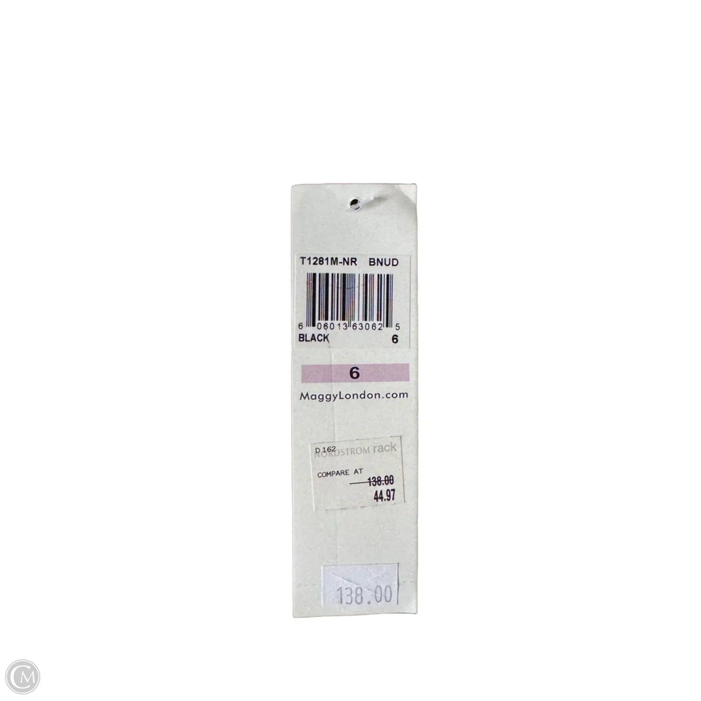 Dress Party Short By Maggy London In Black & Tan, Size: S