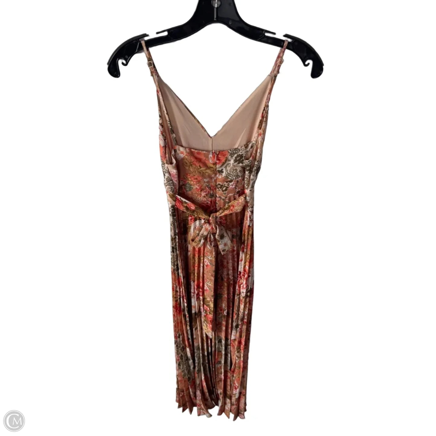 Dress Party Long By Jessica Simpson In Green & Orange, Size: Xs