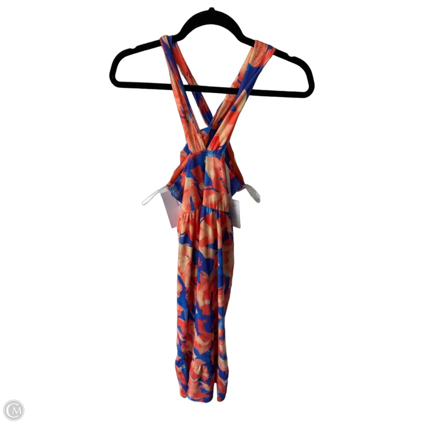 Dress Party Long By Grace Karin In Blue & Orange, Size: S