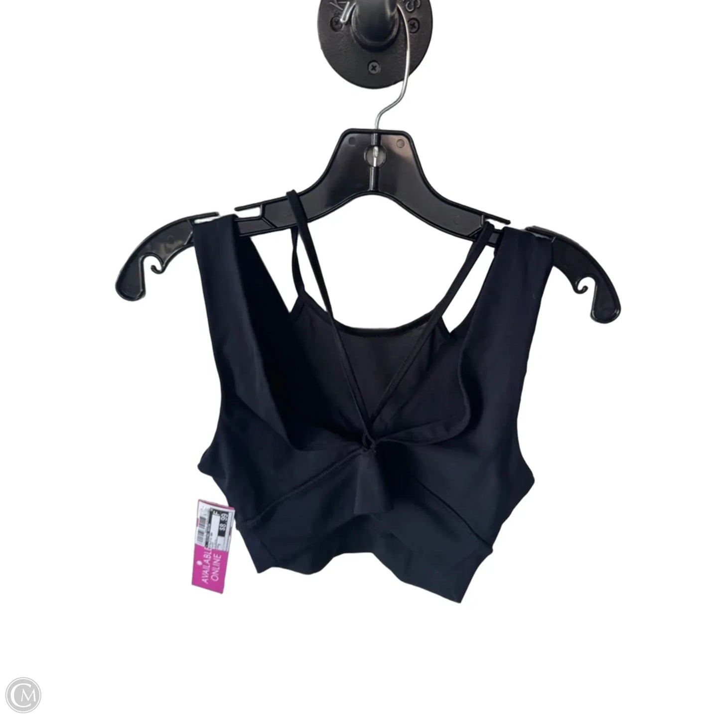 Athletic Bra By Clothes Mentor In Black, Size: S