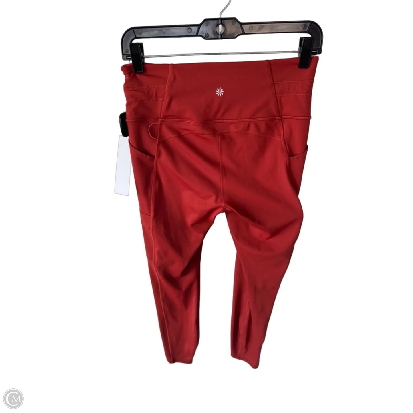Athletic Leggings By Athleta In Orange, Size: 8