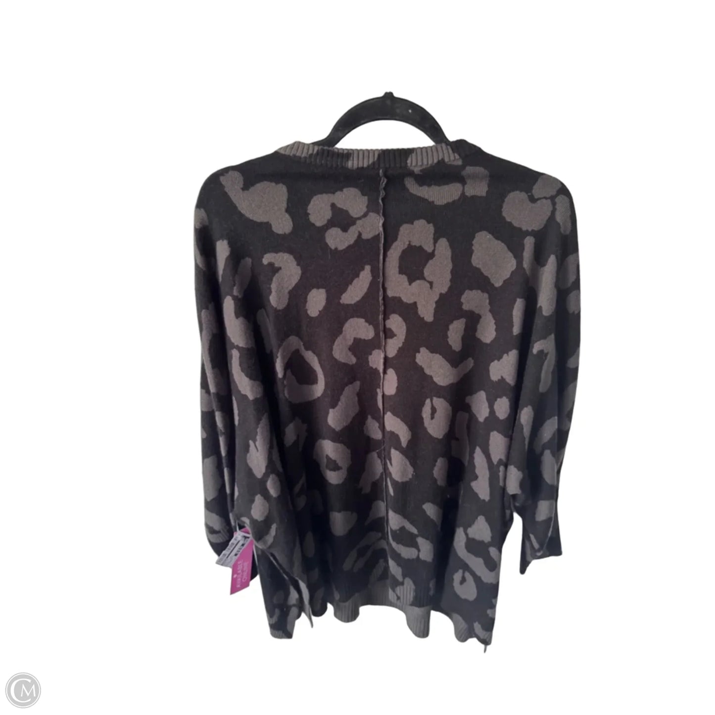 Sweater By Mudpie In Black & Grey, Size: Osfm